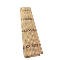 Jogo Americano Bege Claro - Esteira De Bambu Para Mesa 38x30cm Unidade