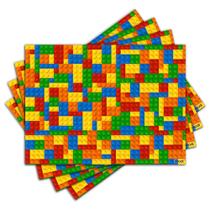 Jogo Americano - Blocos de Montar com 4 peças - 268Jo Jogo Americano - Blocos de Montar com 4 peças - 268Jo