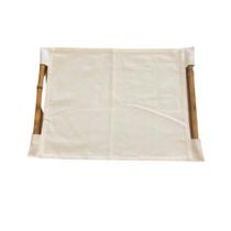Jogo Americano Brim com Bambu Natural Durável, Elegante e Fácil de Lavar Jogo Americano Brim com Bambu Natural Durável, Elegante e Fácil de Lavar