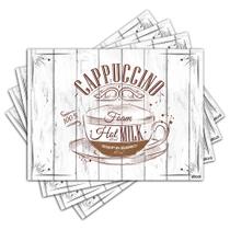 Jogo Americano - Cappuccino com 4 peças - 747Jo Jogo Americano - Cappuccino com 4 peças - 747Jo