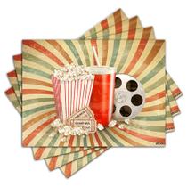 Jogo Americano - Cinema com 4 peças - 570Jo