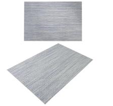 Jogo Americano Cinza 45x30 Mesa Posta Prato Jantar Almoço Jogo Americano Cinza 45x30 Mesa Posta Prato Jantar Almoço
