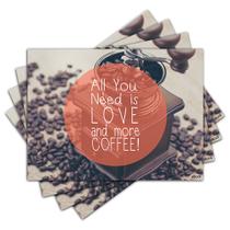 Jogo Americano - Coffee com 4 peças - 337Jo