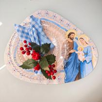 Jogo Americano Coleção Natal Sagrada Família Decoração Mesa Posta Jantar