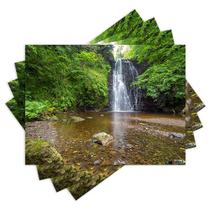 Jogo Americano com 4 peças - Cachoeira - Natureza - Paisagem - 2119Jo