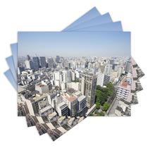 Jogo Americano com 4 peças - Cidade - Mundo - 1514Jo Jogo Americano com 4 peças - Cidade - Mundo - 1514Jo