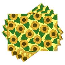 Jogo Americano com 4 peças - Flor - Flores - Girassol - 1360Jo Jogo Americano com 4 peças - Flor - Flores - Girassol - 1360Jo