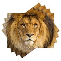 Jogo Americano com 4 peças - Leão - Animais - 1516Jo Jogo Americano com 4 peças - Leão - Animais - 1516Jo