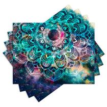 Jogo Americano com 4 peças - Mandala - 1261Jo Jogo Americano com 4 peças - Mandala - 1261Jo