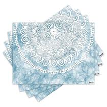 Jogo Americano com 4 peças - Mandala - 2139Jo Jogo Americano com 4 peças - Mandala - 2139Jo