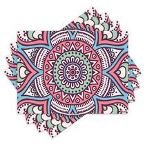 Jogo Americano com 4 peças - Mandalas - 1431Jo Jogo Americano com 4 peças - Mandalas - 1431Jo