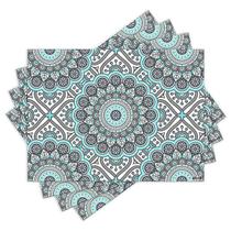 Jogo Americano com 4 peças - Mandalas - 1900Jo