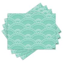 Jogo Americano com 4 peças - Mandalas - Geométrico - Abstrato - 1993Jo Jogo Americano com 4 peças - Mandalas - Geométrico - Abstrato - 1993Jo