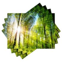Jogo Americano com 4 peças - Natureza - Paisagem - Floresta - 2085Jo Jogo Americano com 4 peças - Natureza - Paisagem - Floresta - 2085Jo