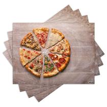 Jogo Americano com 4 peças - Pizza - 1233Jo