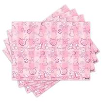 Jogo Americano com 4 peças - Ursinhos - Baby - 1356Jo