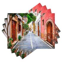 Jogo Americano com 4 peças - Vilarejo - Cidade - 2160Jo Jogo Americano com 4 peças - Vilarejo - Cidade - 2160Jo