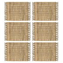 Jogo Americano com 6 Peças Rami Loop Retangular 47cm - CopaCia