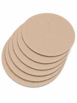 Jogo Americano Com 6 Unidades Redondo 37cm Linha Luxo Tecido Sofisticado Cor:Bege Jogo Americano Com 6 Unidades Redondo 37cm Linha Luxo Tecido Sofisticado Cor:Bege