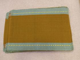 Jogo Americano cor Azul e Verde Kit 08 Pçs