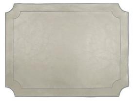 Jogo americano couro palha c/Bordado Cru Jogo americano couro palha c/Bordado Cru