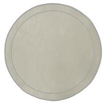 Jogo americano Couro palha c/bordado cru Jogo americano Couro palha c/bordado cru