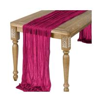 Jogo Americano de Gaze Semi-Transparente Sage - Decoração Vintage para Casamento, Natal e Jantar
