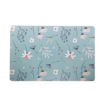 Jogo Americano de plástico Flores e Folhas com 4 Peças - 43,5 x 28,5cm