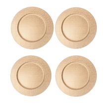 Jogo Americano Decoração De Mesa Sousplat Dourado 33cm Shine Mesa Posta 4 Peças Jantar Em Família