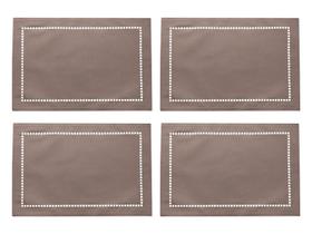 Jogo Americano Decorativo 4Un Retangular Mesa Posta Moderno