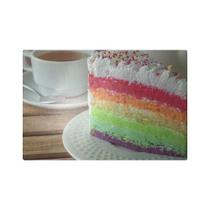 Jogo Americano Decorativo 6 unidades para Prato e Copos Bolo Colorido C03 - D'Rossi