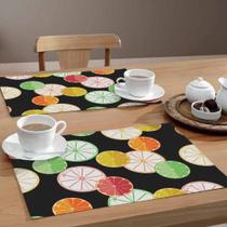 Jogo Americano Desfoq 4 Peças 30x40 Base Emborrachada