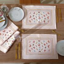 Jogo Americano Dohler 4 Peças 45 x 31 cm Estampado Jogo Americano Dohler 4 Peças 45 x 31 cm Estampado