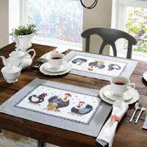 Jogo Americano Dohler 4 peças Renova Dohler Clean Estampado Digital Lia Jogo Americano Dohler 4 peças Renova Dohler Clean Estampado Digital Lia