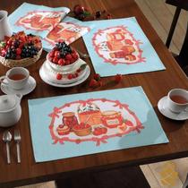 Jogo Americano Dohler Limpa Fácil 4 Peças 45x31cm Amora Jogo Americano Dohler Limpa Fácil 4 Peças 45x31cm Amora