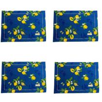 Jogo Americano DULPA FACE 4 unid - Limão Siciliano e bege