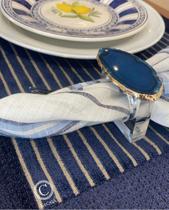 Jogo americano dupla face veludo listrado Jogo americano dupla face veludo listrado