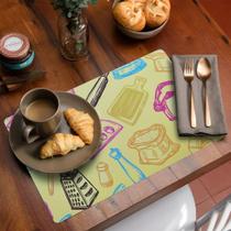 Jogo Americano Estampado Protege Decora A Mesa Fácil Limpeza Naxos Espátulas Jogo Americano Estampado Protege Decora A Mesa Fácil Limpeza Naxos Espátulas