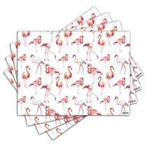Jogo Americano - Flamingos com 4 peças - 648Jo