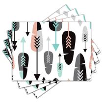 Jogo Americano - Flechas com 4 peças - 1164Jo Jogo Americano - Flechas com 4 peças - 1164Jo