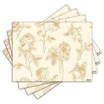 Jogo Americano - Flores com 4 peças - 1040Jo