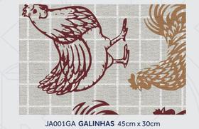 Jogo Americano Galinhas 45cm x 30cm Kapazi Jogo Americano Galinhas 45cm x 30cm Kapazi