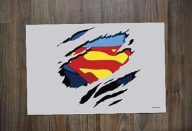 Jogo Americano Geek Criativo Super Man Jogo Americano Geek Criativo Super Man