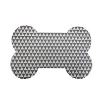 Jogo Americano Hello Pet Revestido Osso Geo Cinza para Cães e Gatos