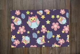 Jogo Americano Infantil Meninos Corujas