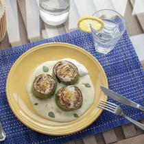 Jogo Americano Jolitex Bambu 4 Peças Azul