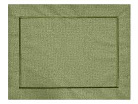 Jogo Americano Linen Verde Oliva- Barra Bordada 6un 623 - ALP Jogo Americano Linen Verde Oliva- Barra Bordada 6un 623 - ALP