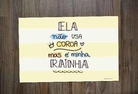 Jogo Americano Mamãe Te Amo Ela Não Usa Coroa Mas é Minha Rainha Mãe Jogo Americano Mamãe Te Amo Ela Não Usa Coroa Mas é Minha Rainha Mãe