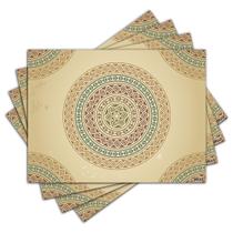 Jogo Americano - Mandala com 4 peças - 1117Jo Jogo Americano - Mandala com 4 peças - 1117Jo