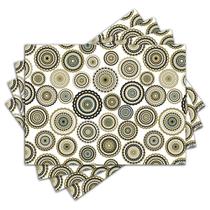 Jogo Americano - Mandalas com 4 peças - 270Jo Jogo Americano - Mandalas com 4 peças - 270Jo